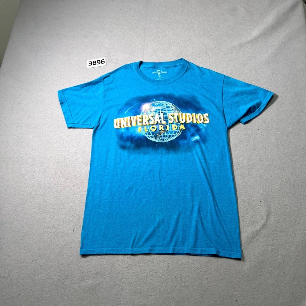 Universal Studios Florida‎ T Shirt Mens Medium Blue Graphic Cotton Short Sleeve